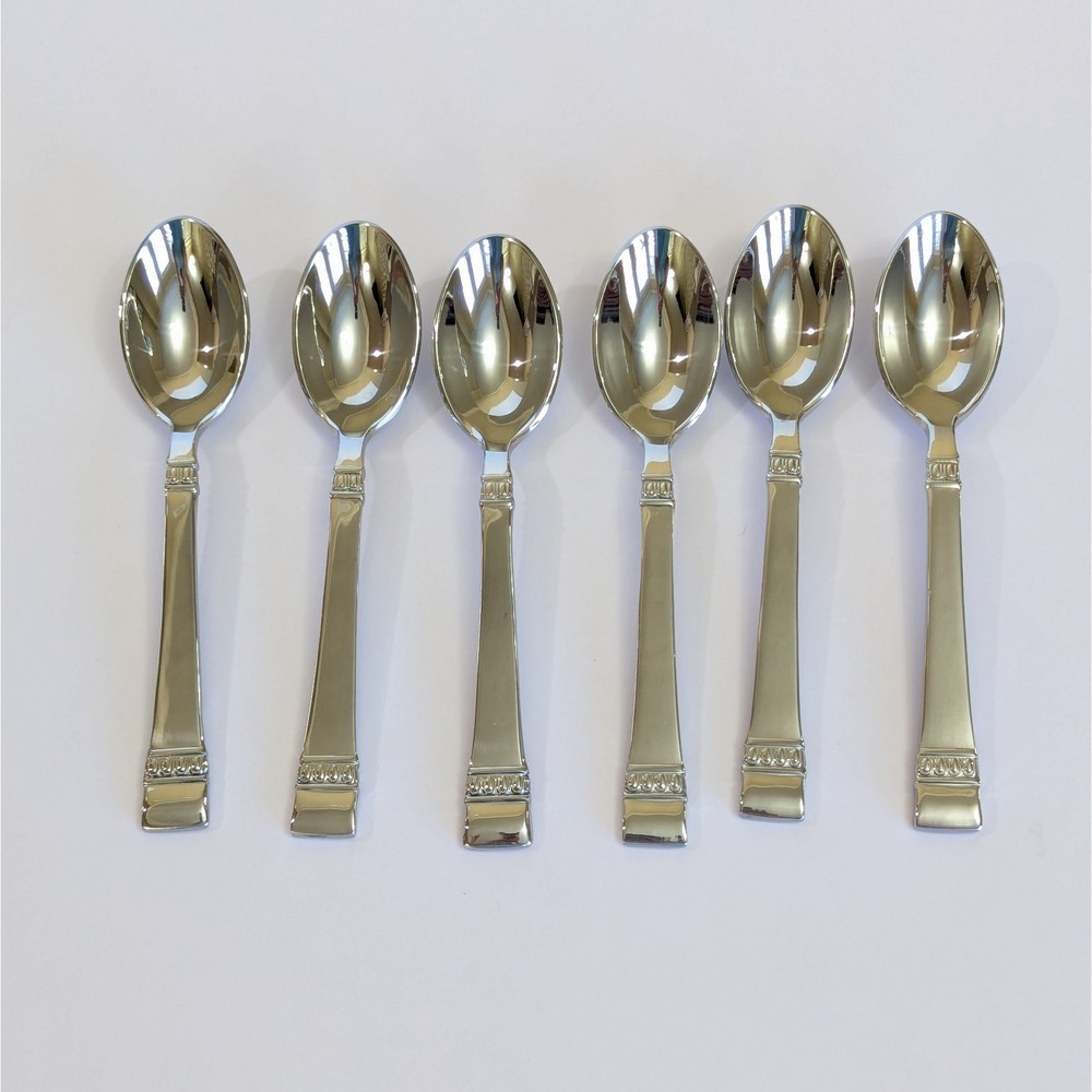 Oneida CADENCE Soup Spoon 7 1/8" NEW! (Set Of 6) 18/10 Stainless Indonesia